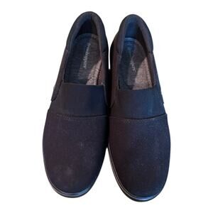 Grasshoppers Black Slip On Loafer Wedge Shoes Size 8.5 W